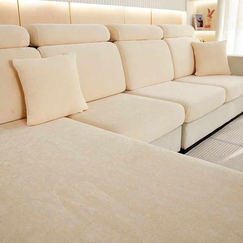 Sectional Sofa Cover | Chenille